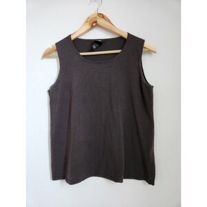 Eileen Fisher Brown Sleeveless Tank – Modal Blend - Size S
